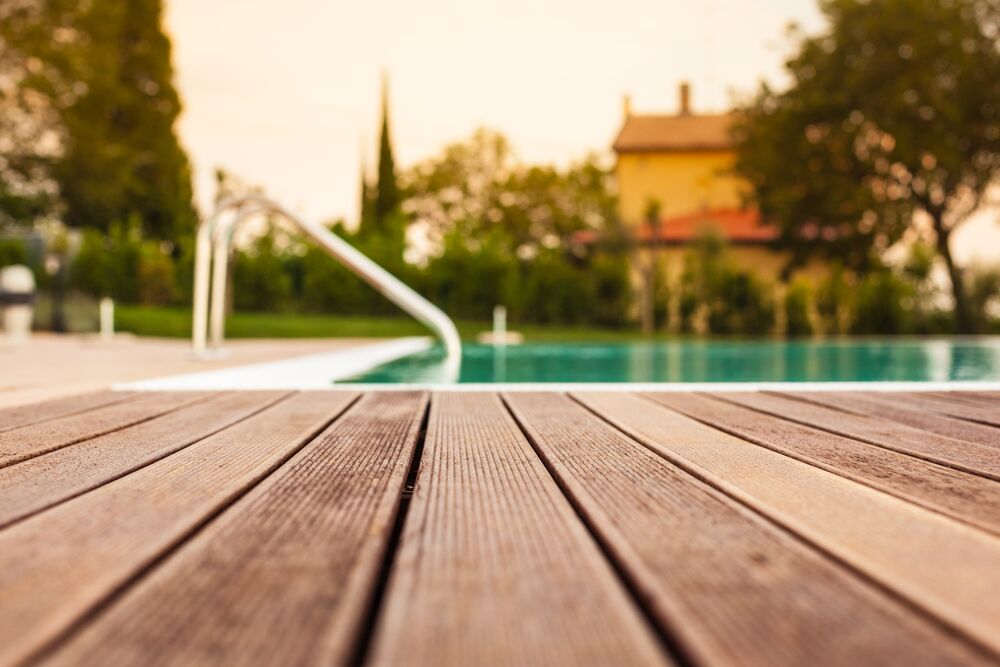 wooden deck