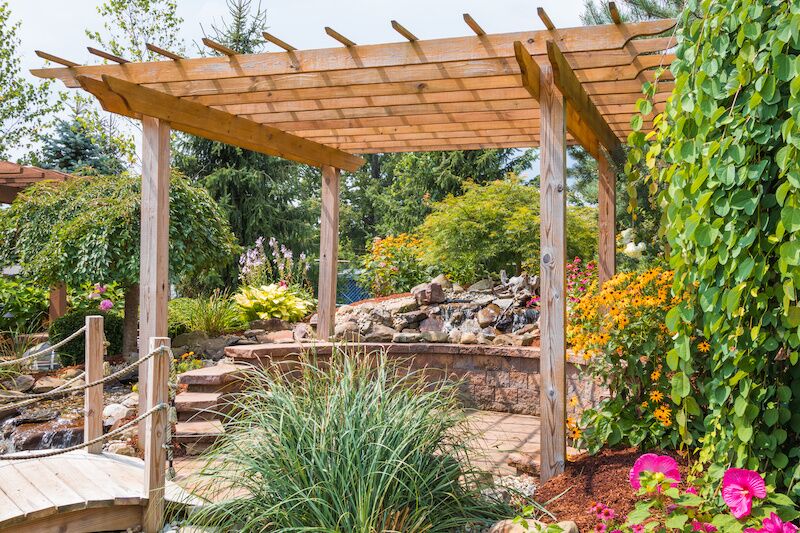 Hardscaping and Softscaping for garden